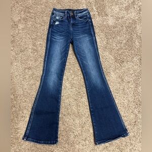 Flying Monkey Dark Blue Flare Jeans